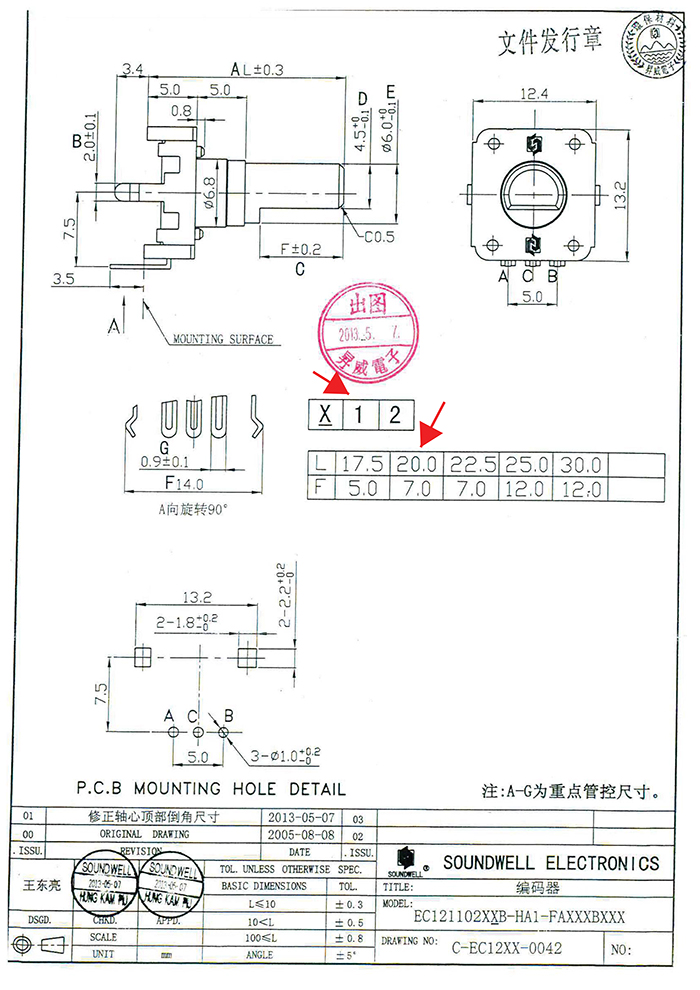 12型編碼器規(guī)格書