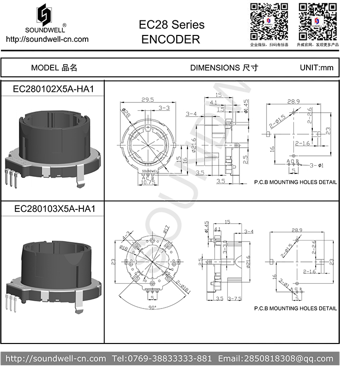 EC28中空編碼器